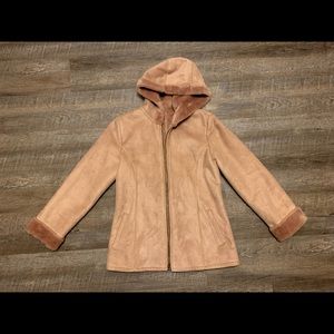 Marvin Richards | Faux Suede Faux Fur Jacket